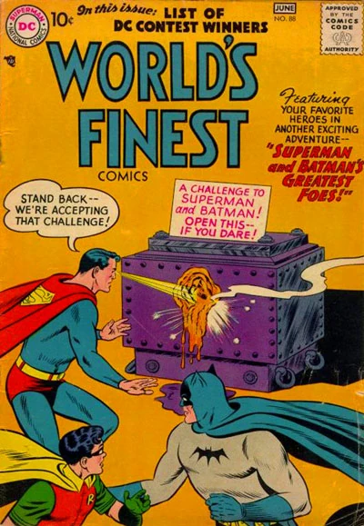 Los 10 mejores enfrentamientos entre Batman y Lex Luthor 11 World's Finest #88 (1957)