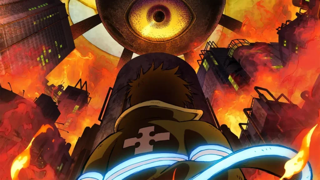 Shinra viaja al pasado en Fire Force 3x12 2 Fire Force: un final explosivo