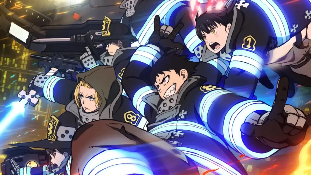 Shinra viaja al pasado en Fire Force 3x12 3 Fire Force 3x12