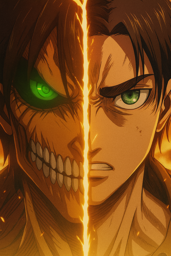 ¿Quién es el personaje más fuerte del anime? 7 eren-yeager-attack-on-titan-transformacion-titan-anime