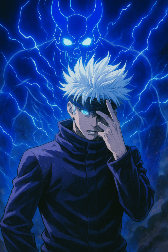 ¿Quién es el personaje más fuerte del anime? 6 gojo-satoru-jujutsu-kaisen-infinito-poder-anime