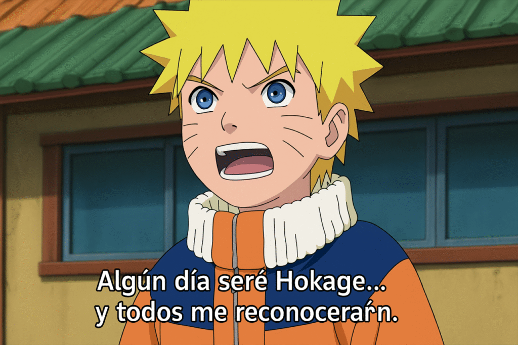 ¿Por qué Naruto quiere ser Hokage? El verdadero motivo 2 joven-naruto-algun-dia-sere-hokage-frase-clasica