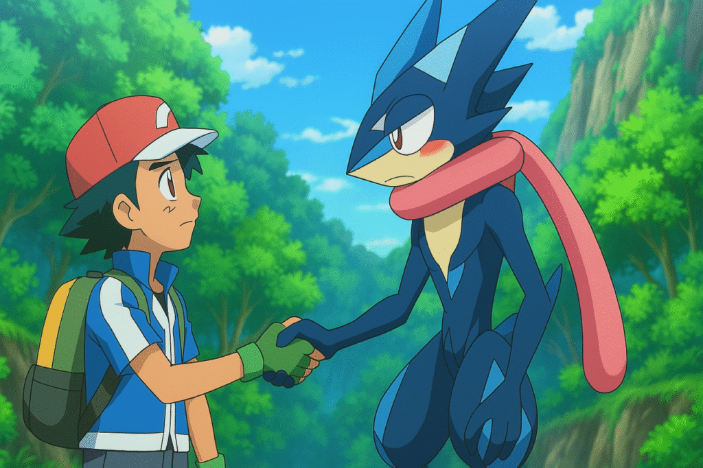 Momentos más tristes del anime Pokémon que aún duelen 5 El adiós de Greninja – Cuando el deber llama